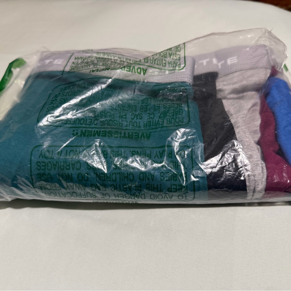 Women's 5-Pack Bamboo Comfort Boxer Briefs - Burgundy & Assorted NWOT - Picture 4 of 4
